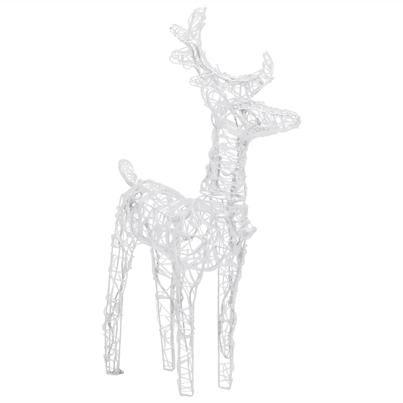Reindeers & Sleigh Christmas Decoration 280x28x55 cm Acrylic Payday Deals