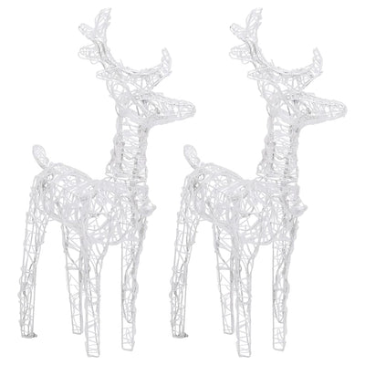 Reindeers & Sleigh Christmas Decoration 320 LEDs Acrylic Payday Deals
