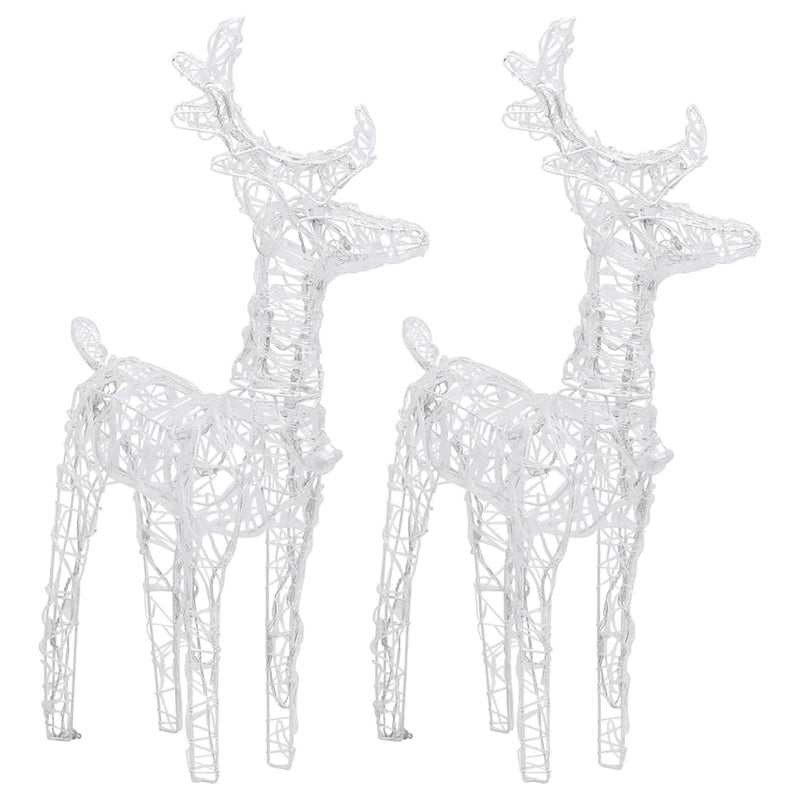 Reindeers & Sleigh Christmas Decoration 320 LEDs Acrylic Payday Deals