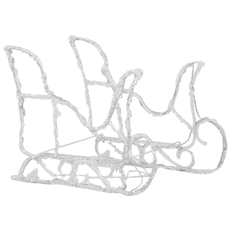 Reindeers & Sleigh Christmas Decoration 320 LEDs Acrylic Payday Deals