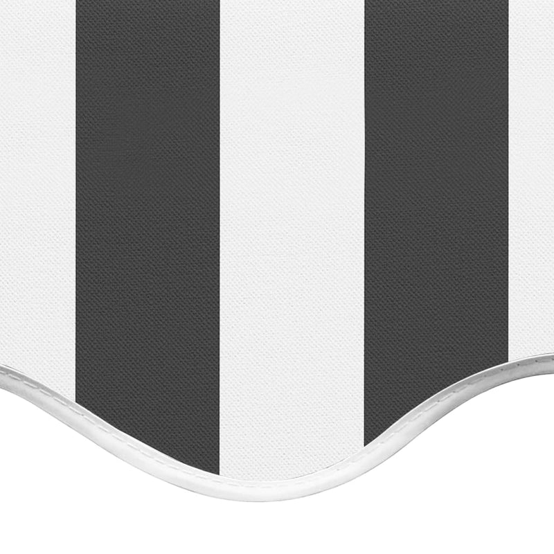 Replacement Fabric for Awning Anthracite and White 3x2.5 m Payday Deals
