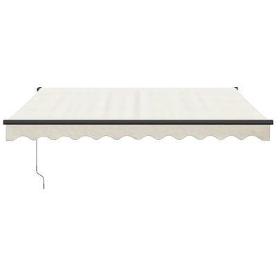 Retractable Awning Cream 3x2.5 m Fabric and Aluminium Payday Deals