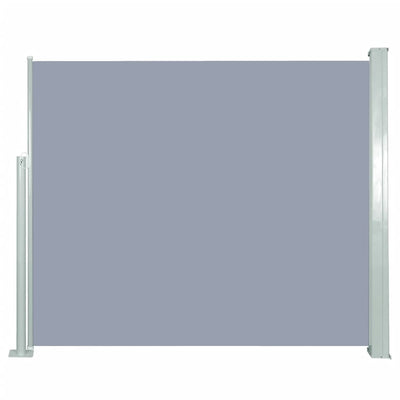 Retractable Side Awning 120 x 300 cm Grey