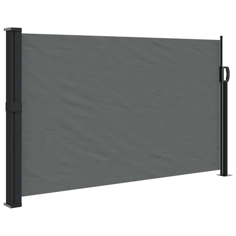 Retractable Side Awning Anthracite 120x600 cm Payday Deals