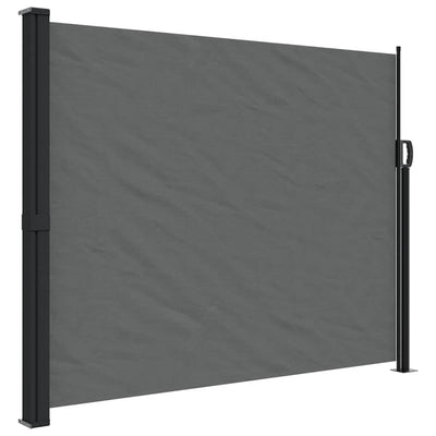 Retractable Side Awning Anthracite 160x600 cm Payday Deals