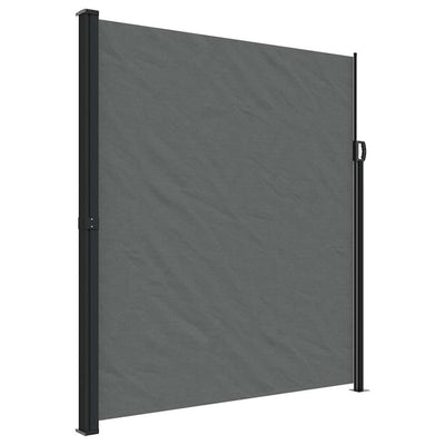 Retractable Side Awning Anthracite 220x600 cm Payday Deals