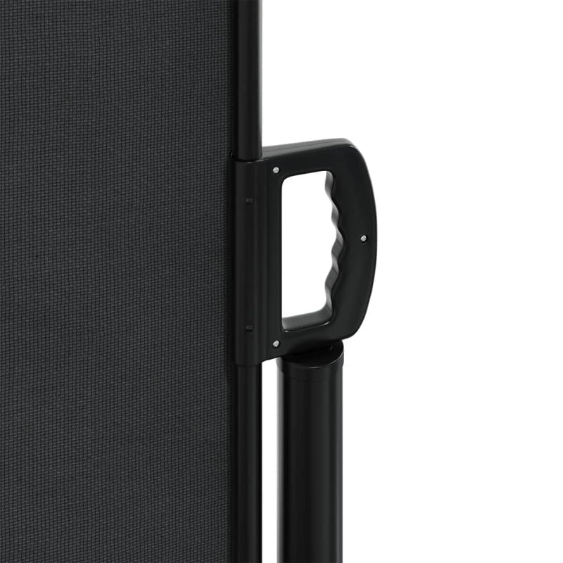 Retractable Side Awning Black 100x1000 cm Payday Deals