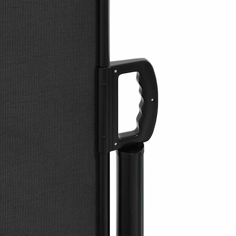 Retractable Side Awning Black 117x300 cm Payday Deals