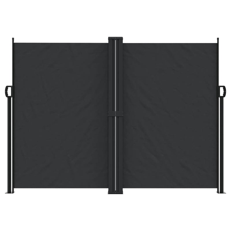 Retractable Side Awning Black 180x1000 cm Payday Deals
