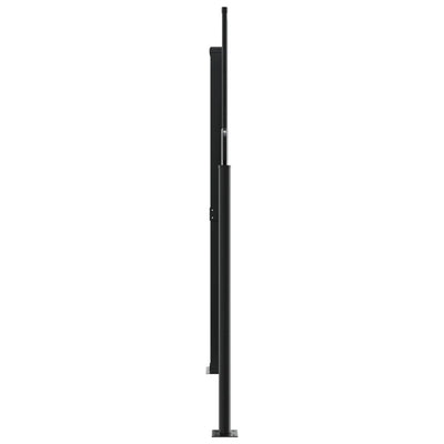 Retractable Side Awning Black 180x1000 cm Payday Deals
