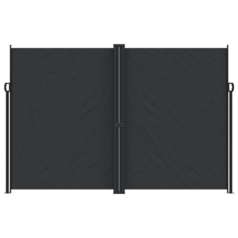 Retractable Side Awning Black 220x1000 cm Payday Deals