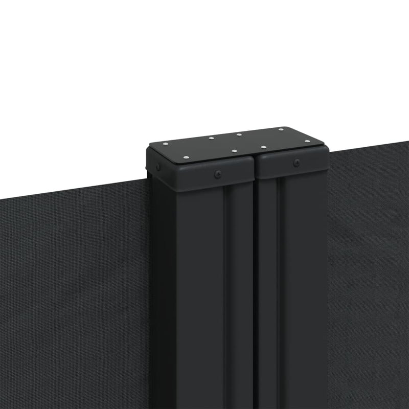 Retractable Side Awning Black 220x1000 cm Payday Deals