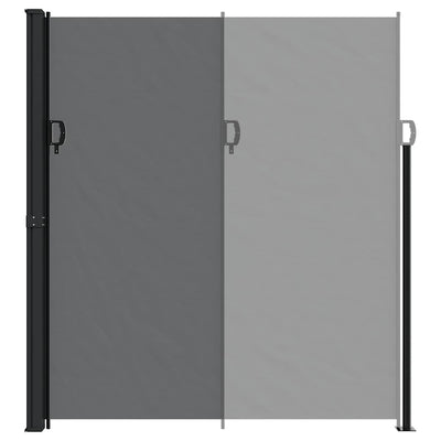 Retractable Side Awning Black 220x300 cm Payday Deals