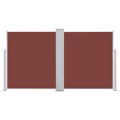 Retractable Side Awning Brown 140x600 cm Payday Deals