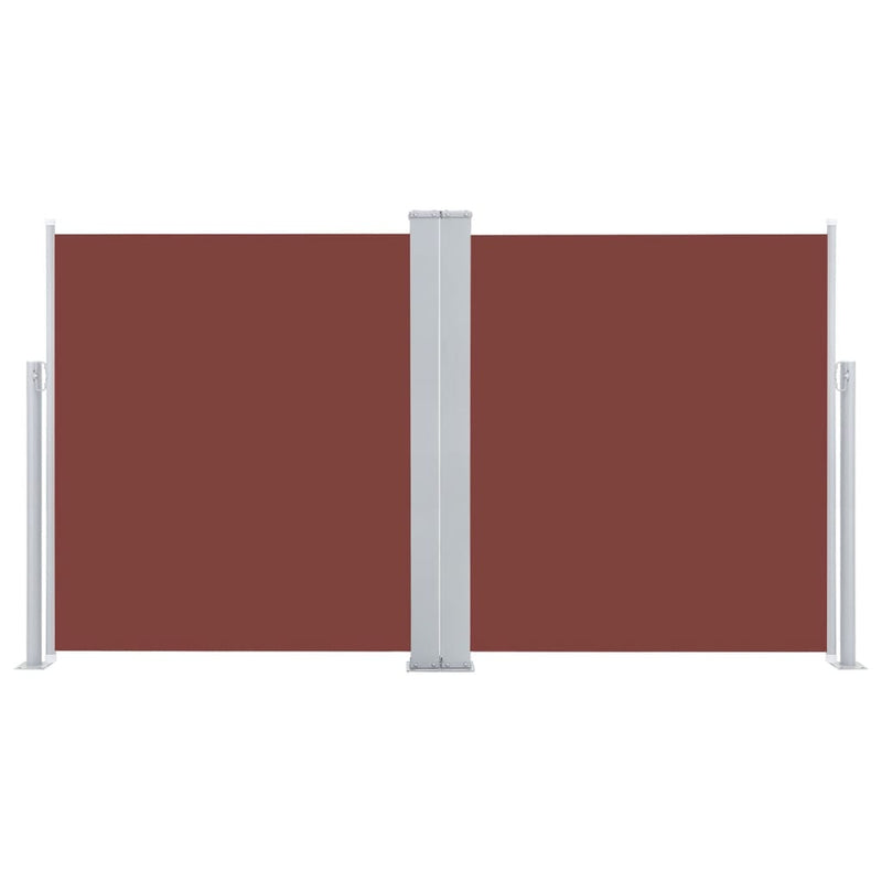 Retractable Side Awning Brown 140x600 cm Payday Deals