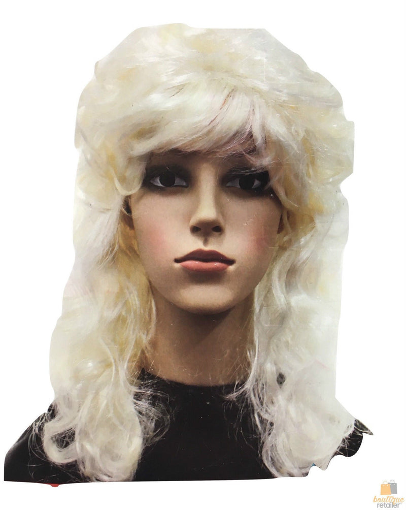 RETRO WIG Curly Long Hair Disco Punk Rock Party Costume 60s 70s 22425 Payday Deals