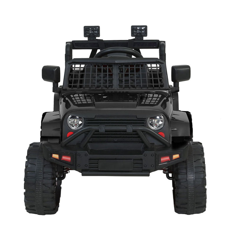 Rigo Kids Ride On Car Electric 12V Car Toys Jeep Battery Remote Control Black Payday Deals