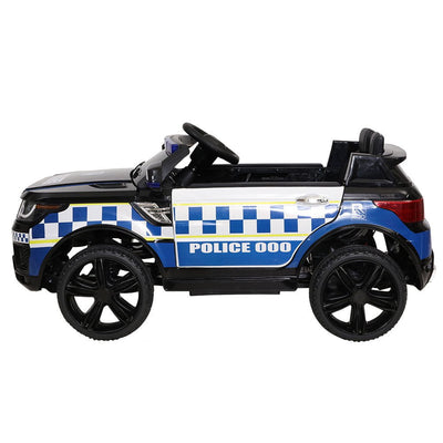 Rigo Kids Ride On Car Inspired Patrol Police Electric Powered Toy Cars Black Payday Deals