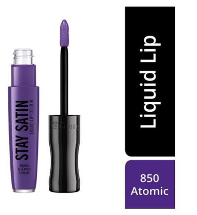 Rimmel London 5.5ml Stay Satin Liquid Lip Lipstick Colour 850 - Atomic Payday Deals