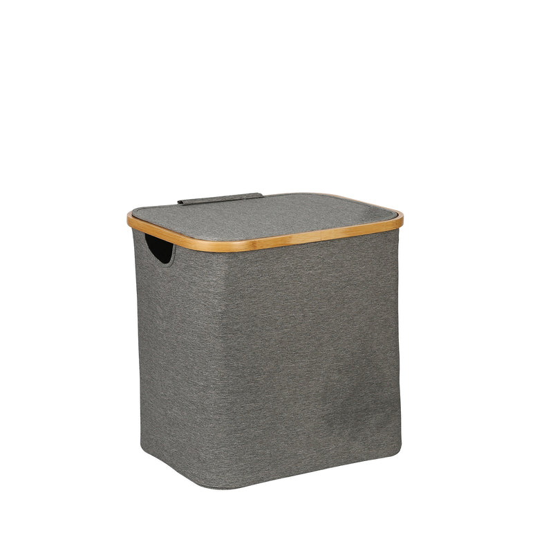 Ringle Bamboo Twin Laundry Hamper Foldable Storage Basket Payday Deals