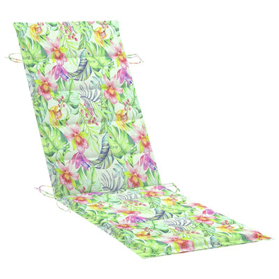 Rocking Sun Lounger with Cushion Solid Teak Wood Payday Deals