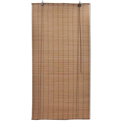 Roller Blind Bamboo 140x220 cm Brown Payday Deals