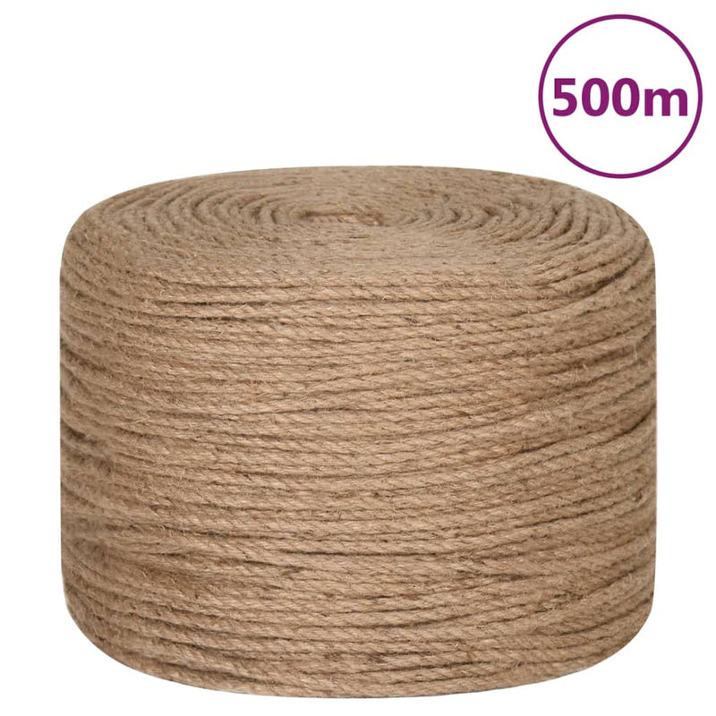 Rope 100% Jute 6 mm 500 m Payday Deals