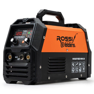 ROSSI 120 Amp Portable Inverter MMA MAG Gasless Lift-Arc Welder Payday Deals