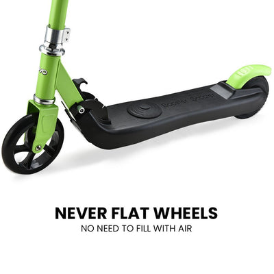 ROVO KIDS Electric Scooter Lithium Ride-On Foldable E-Scooter 125W Rechargeable, Green Payday Deals