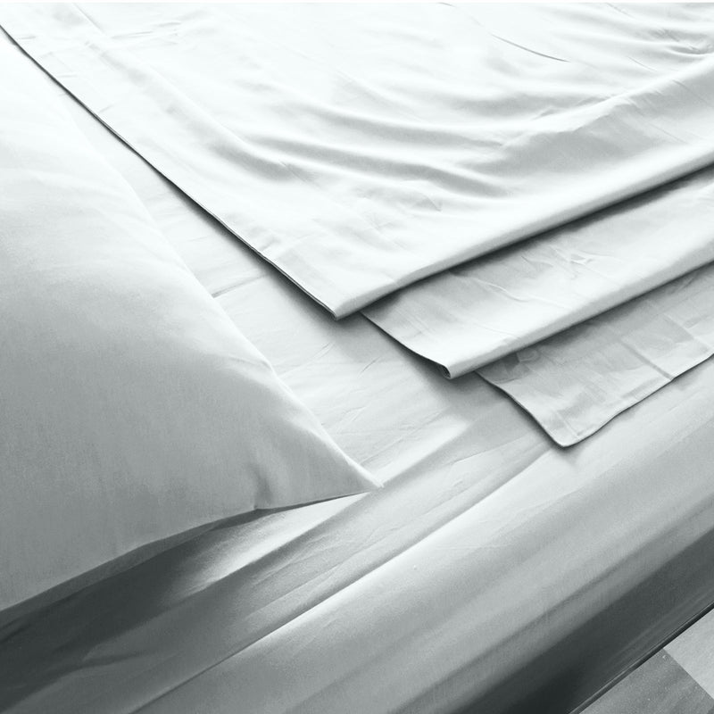 Royal Comfort 1000TC Hotel Grade Bamboo Cotton Sheets Pillowcases Set Ultrasoft - Queen - Cool Grey Payday Deals