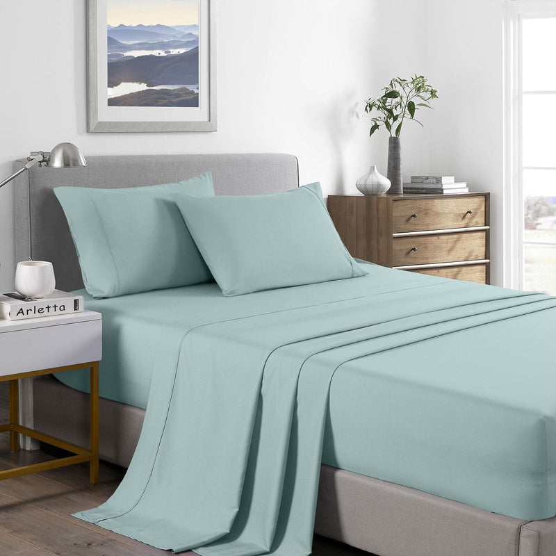 Royal Comfort Bamboo Cooling 2000TC Sheet Set - Single-Frost Payday Deals