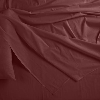 Royal Comfort Blended Bamboo Sheet Set Malaga Wine - King Payday Deals