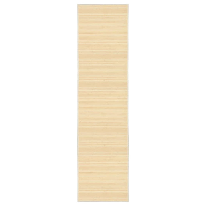 Rug Bamboo 80x300 cm Natural Payday Deals