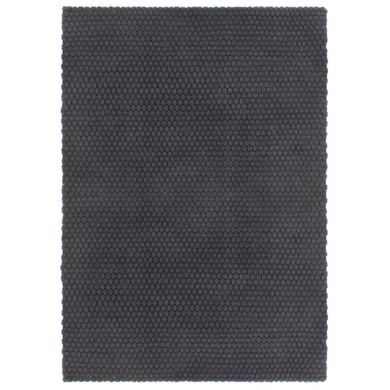 Rug Rectangular Anthracite 80x160 cm Cotton Payday Deals