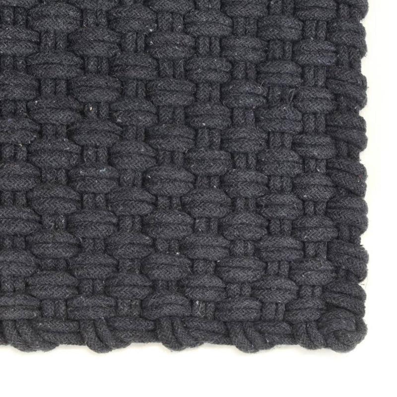 Rug Rectangular Anthracite 80x160 cm Cotton Payday Deals