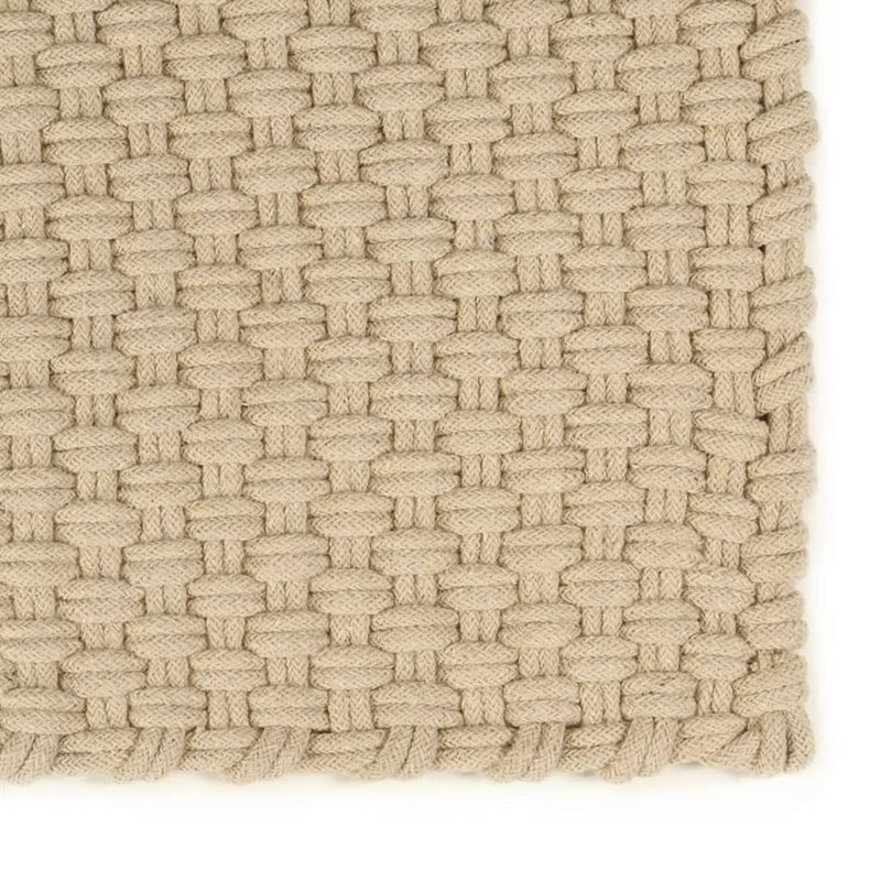 Rug Rectangular Natural 120x180 cm Cotton Payday Deals