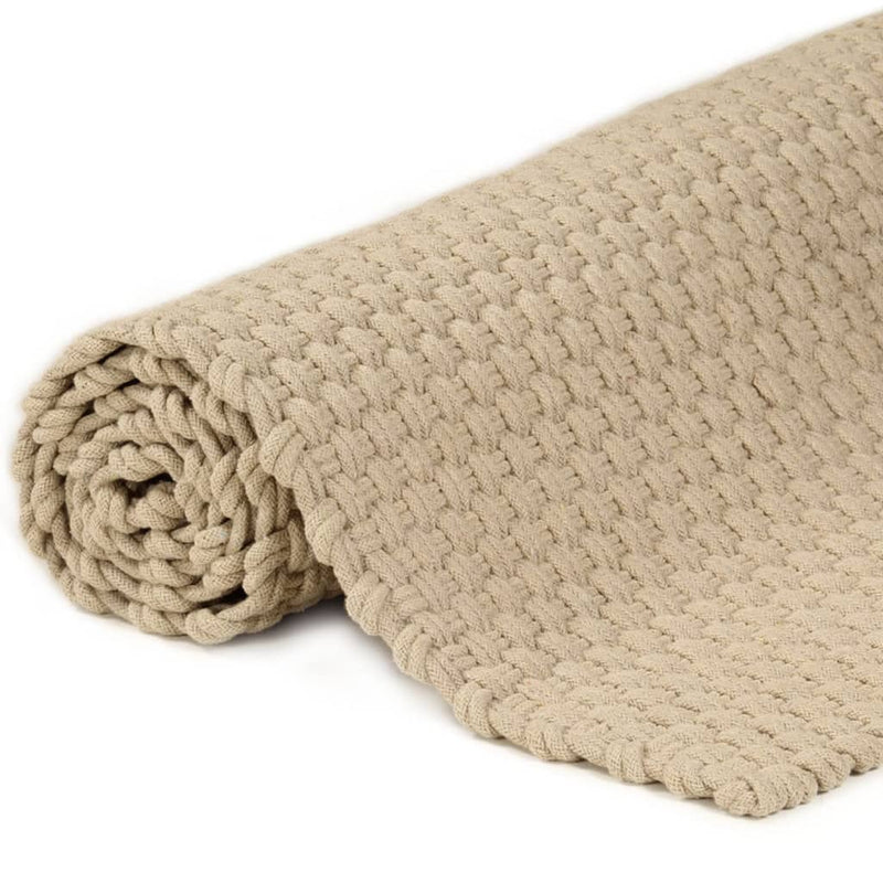 Rug Rectangular Natural 120x180 cm Cotton Payday Deals