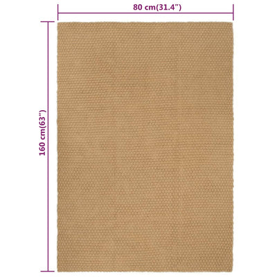 Rug Rectangular Natural 80x160 cm Jute Payday Deals
