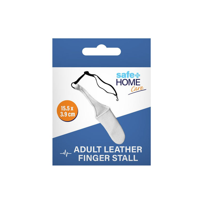 Safe Home Care Adult Leather Finger Stall 15.5 x 3.9cm Payday Deals