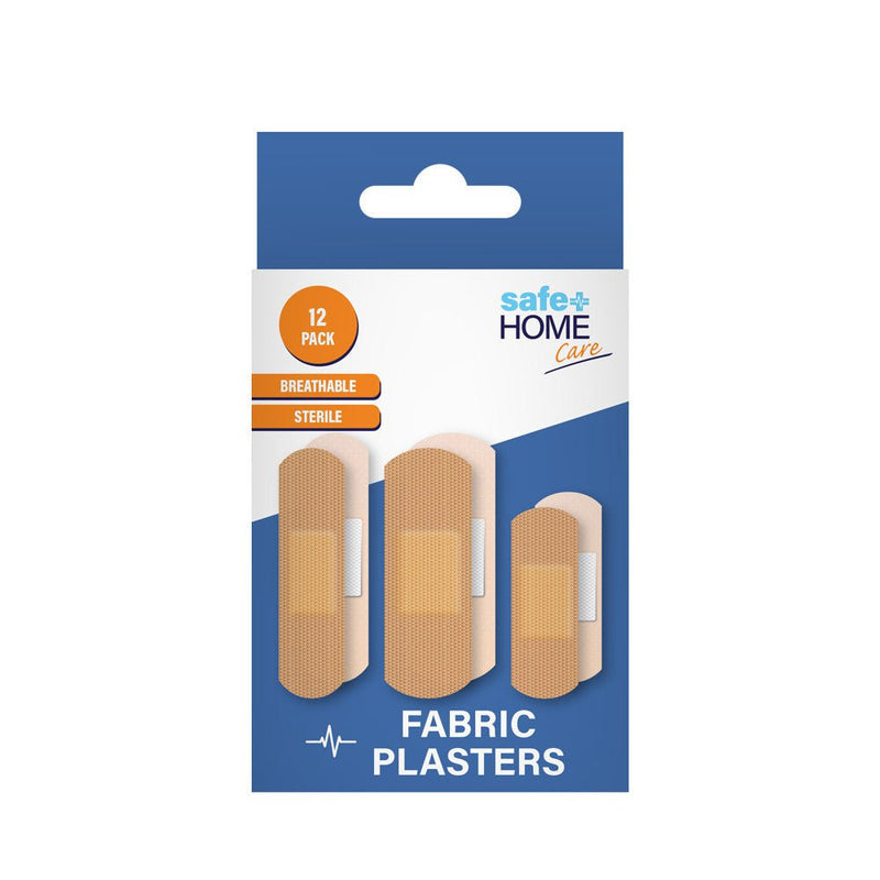 Safe Home Care Breathable And Sterile Fabric Plasters 12pc Payday Deals