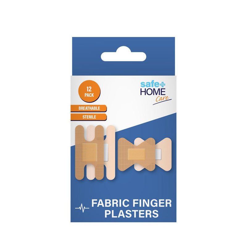 Safe Home Care Breathable And Sterile Plasters Finger 12pc Payday Deals