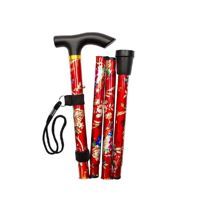 Safe Home Care Folding Walking Stick 33-37" Payday Deals