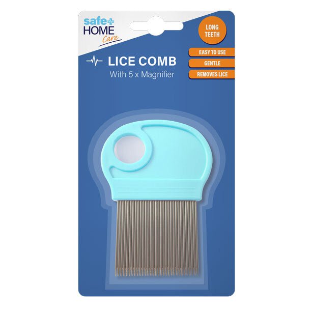 Safe Home Care Long Tooth Easy To Use Lice Comb With Built In 5x  Magnifier Payday Deals