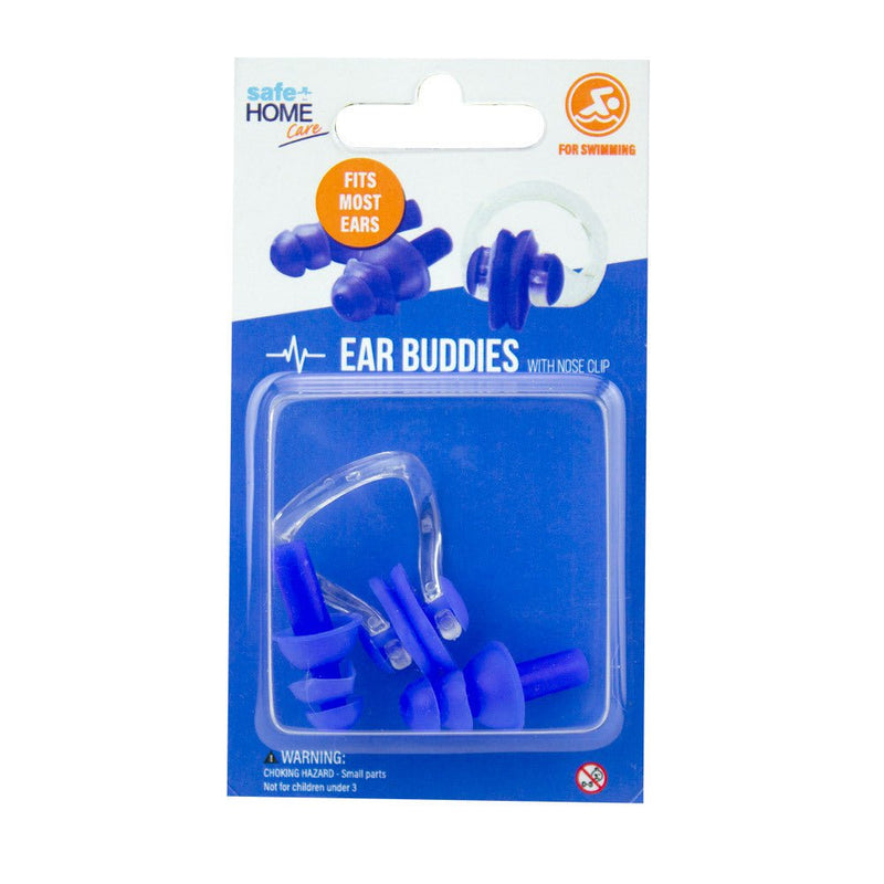 Safe Home Care Silicone Ear Buddies With Nose Clip For Swimming Payday Deals