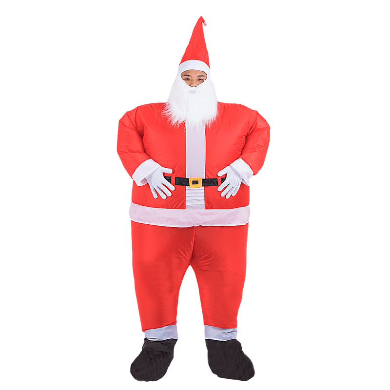 SANTA Fancy Dress Inflatable Suit -Fan Operated Costume Payday Deals