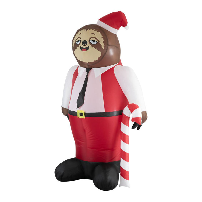 Santaco Christmas Inflatable Sloth 1.8M Xmas Party Decoration LED Lights Outdoor Payday Deals