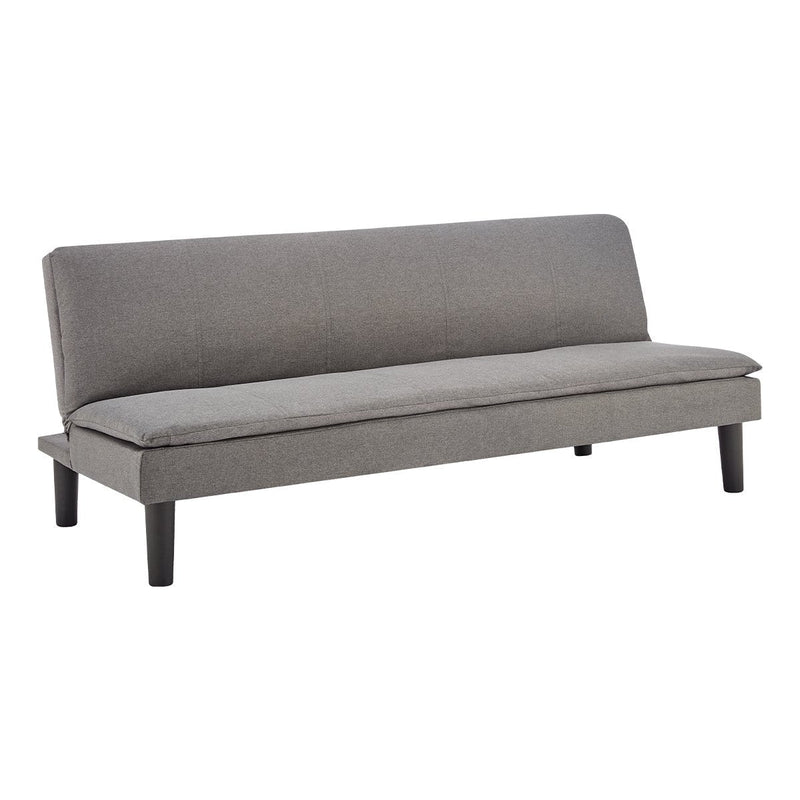 Sarantino 3 Seater Modular Faux Linen Fabric Sofa Bed Couch -Dark Grey Payday Deals