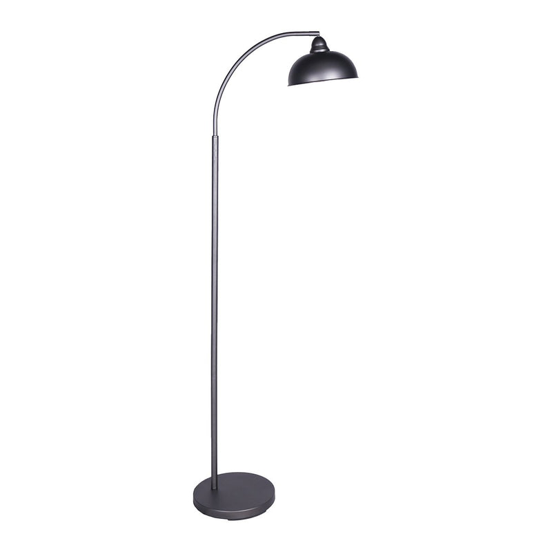 Sarantino Dark Grey Floor Lamp Industrial Chic Adjustable Angle Payday Deals