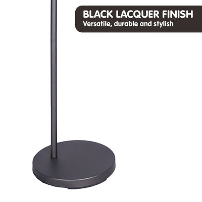 Sarantino Dark Grey Floor Lamp Industrial Chic Adjustable Angle Payday Deals