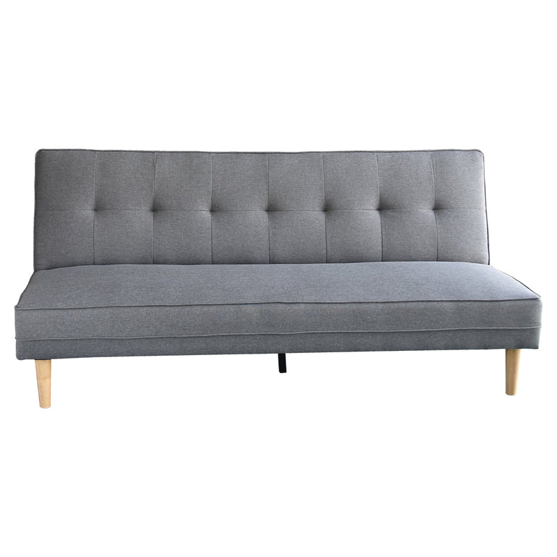 Sarantino Madison Sofa Bed Lounge Couch Futon Furniture Home Light Grey Linen Suite Payday Deals